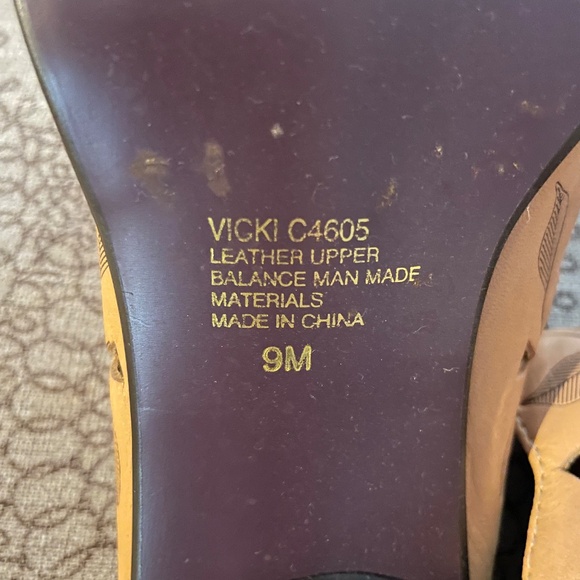 Mia tan leather heel mule - Picture 5 of 7